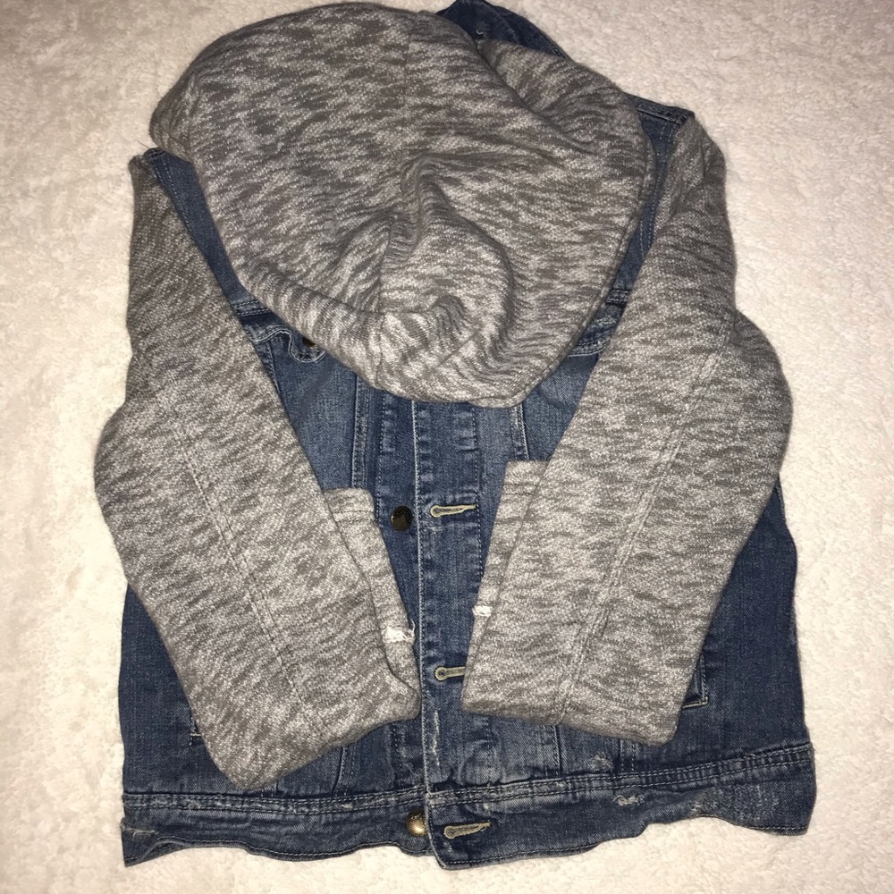 Free People jean jacket.